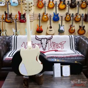 Gibson Custom Shop M2M 1963 Les Paul SG Custom With Stopbar Murphy Lab Light Aged Classic White - Image 10