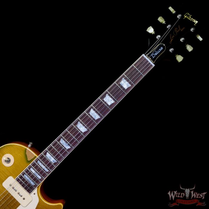 Gibson Custom Shop Mike Ness 1976 Les Paul Deluxe Murphy Lab Aged Gold - Image 4