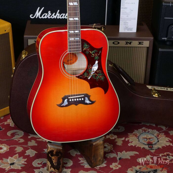 Gibson Custom Shop Dove Original Vintage Cherry Sunburst - Image 8