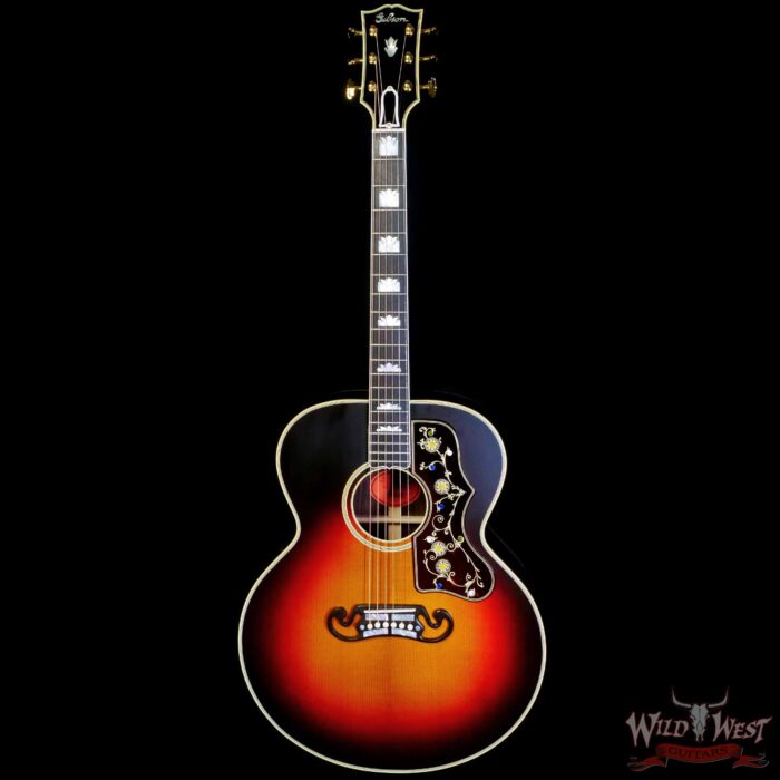 Gibson Custom Shop Historic Pre-War SJ-200 Rosewood Vintage Sunburst - Image 3
