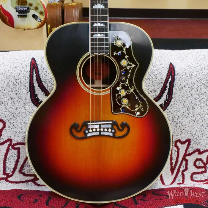 Gibson Custom Shop Historic Pre-War SJ-200 Rosewood Vintage Sunburst - Image 8