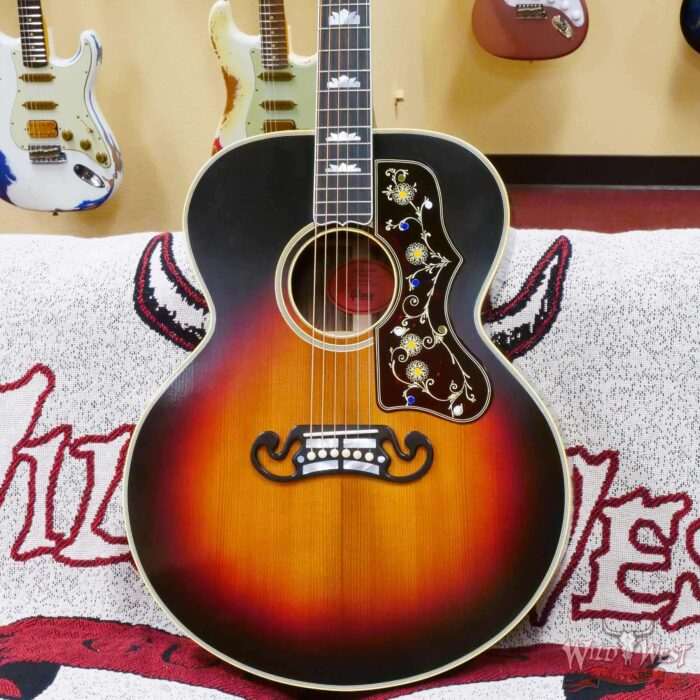Gibson Custom Shop Historic Pre-War SJ-200 Rosewood Vintage Sunburst - Image 9