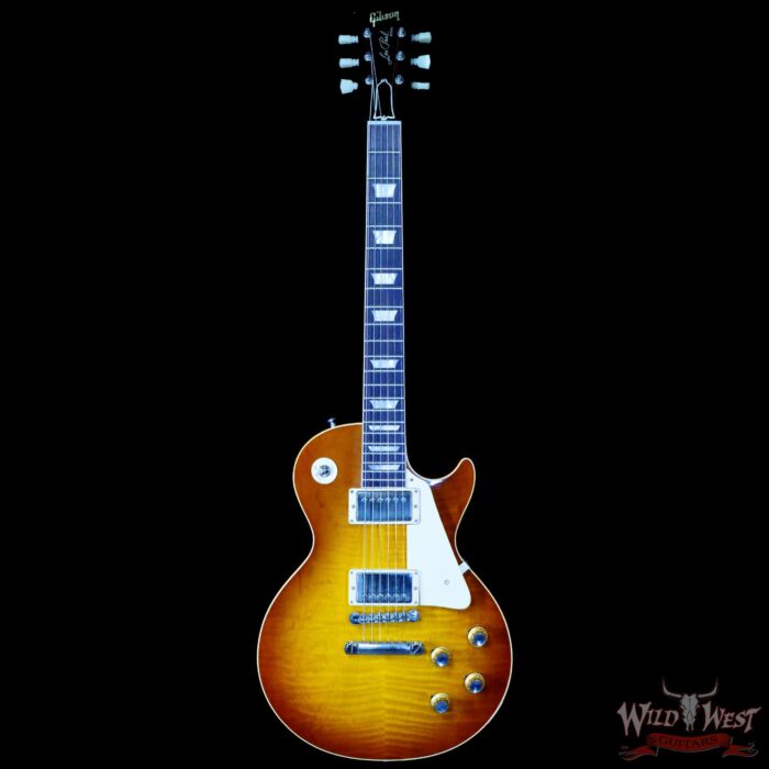 Gibson Custom Shop 1960 Les Paul Standard Reissue VOS Ice Tea Burst 8.55 LBS - Image 3