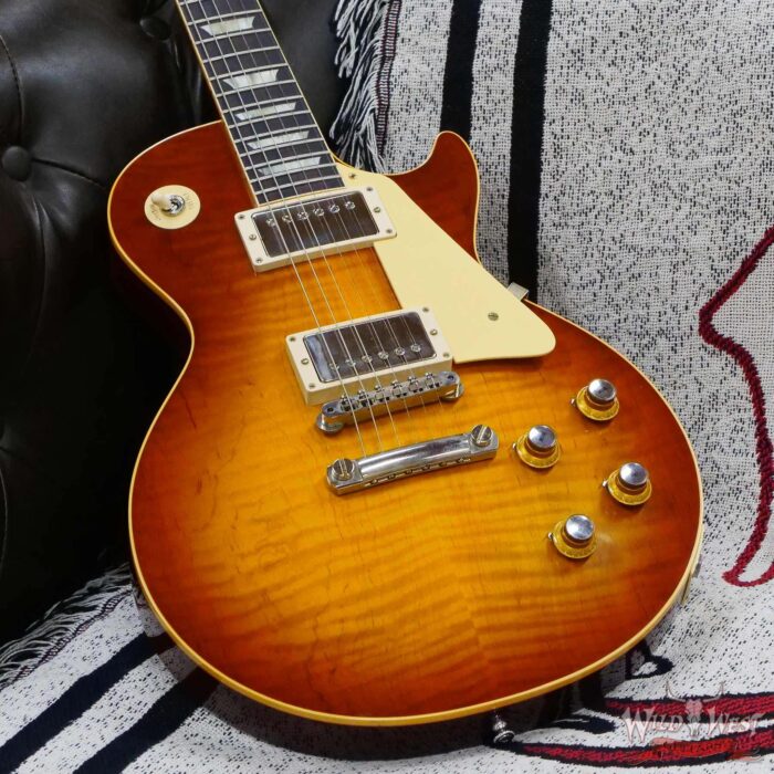 Gibson Custom Shop 1960 Les Paul Standard Reissue VOS Ice Tea Burst 8.55 LBS - Image 8