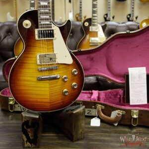 2017 Gibson Custom Shop Standard Historic Killer Flame Top R0 1960 Reissue Les Paul Gloss Vintage Dark Burst 8.25 Lbs - Image 12