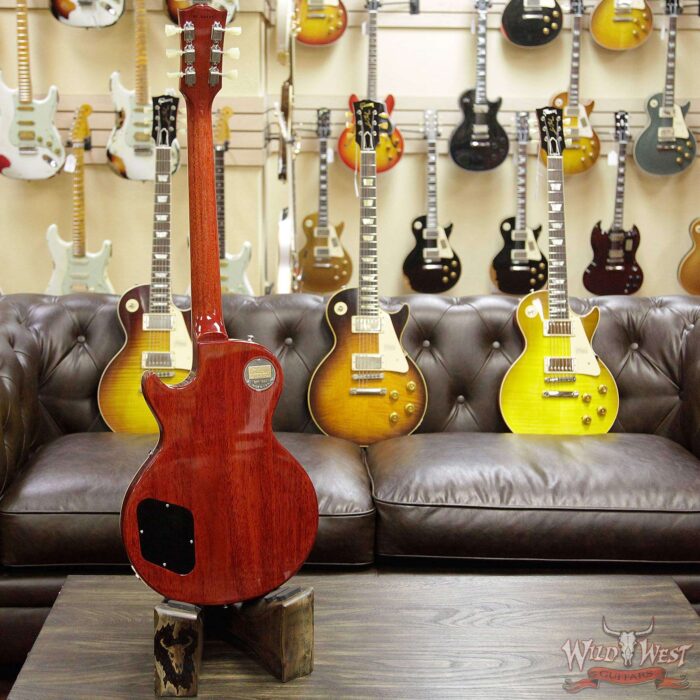 2017 Gibson Custom Shop Standard Historic Killer Flame Top R0 1960 Reissue Les Paul Gloss Vintage Dark Burst 8.25 Lbs - Image 13