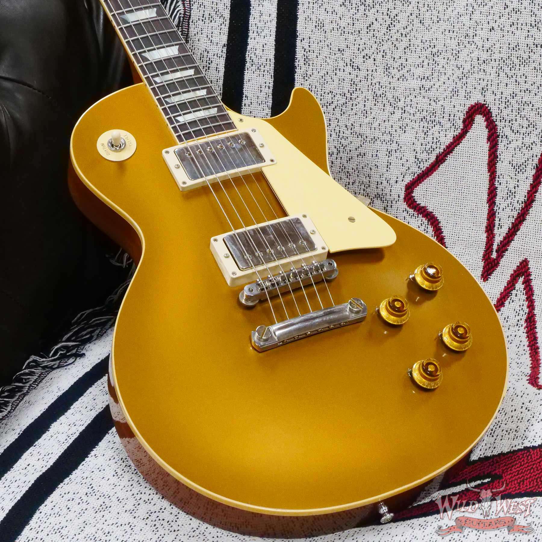 gibsoncs-r7-gt-73821-d3__wwg-1.jpg Gibson Custom Shop 1957 Les Paul Goldtop Reissue VOS Double Gold 8.85 LBS - Image 8