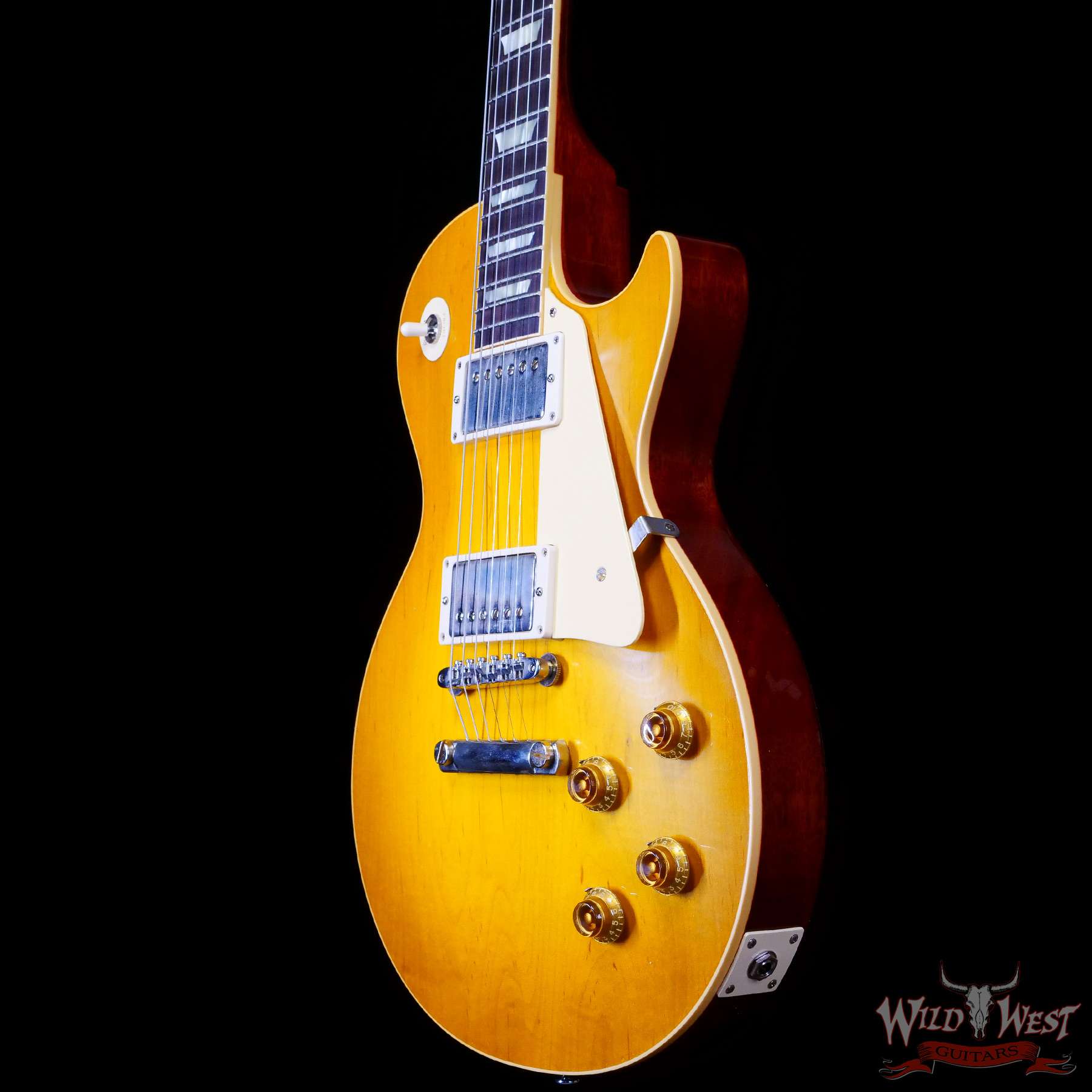 gibsoncs-r8-83938-br__wwg-1.jpg Gibson Custom Shop 1958 Les Paul Standard Reissue Lemon Burst 8.50 LBS - Image 2