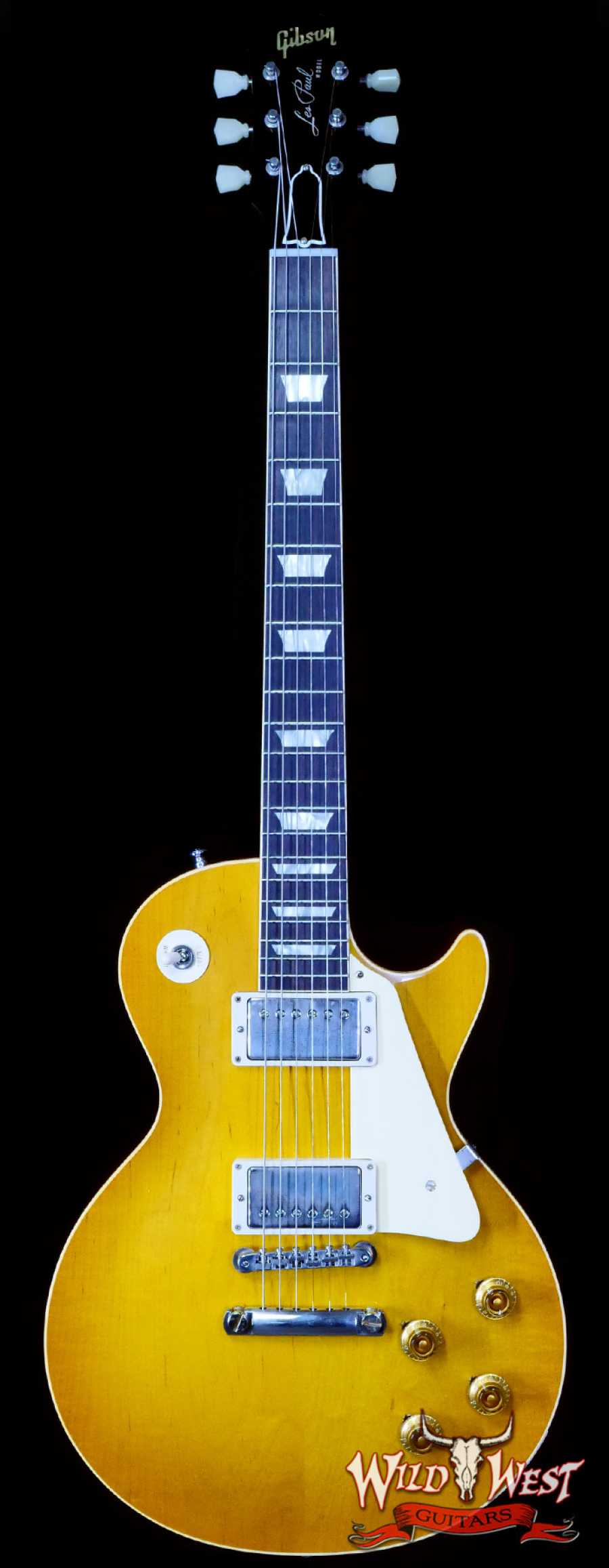 gibsoncs-r8-83938-main__wwg_large-1.jpg Gibson Custom Shop 1958 Les Paul Standard Reissue Lemon Burst 8.50 LBS - Image 1