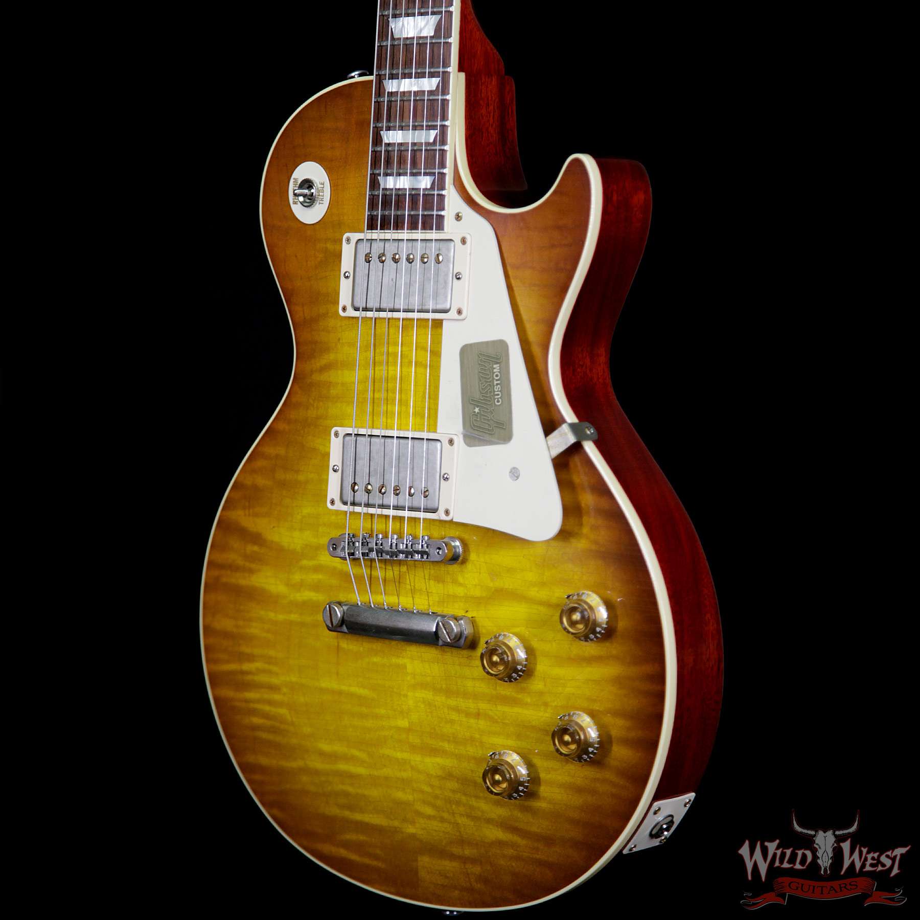 gibsoncs-r8aged-icetea-62296-br__wwg.jpg 2017 Gibson Custom Shop Standard Historic 1958 Reissue R8 Les Paul Aged Ice Tea 8.55 Pounds - Image 2