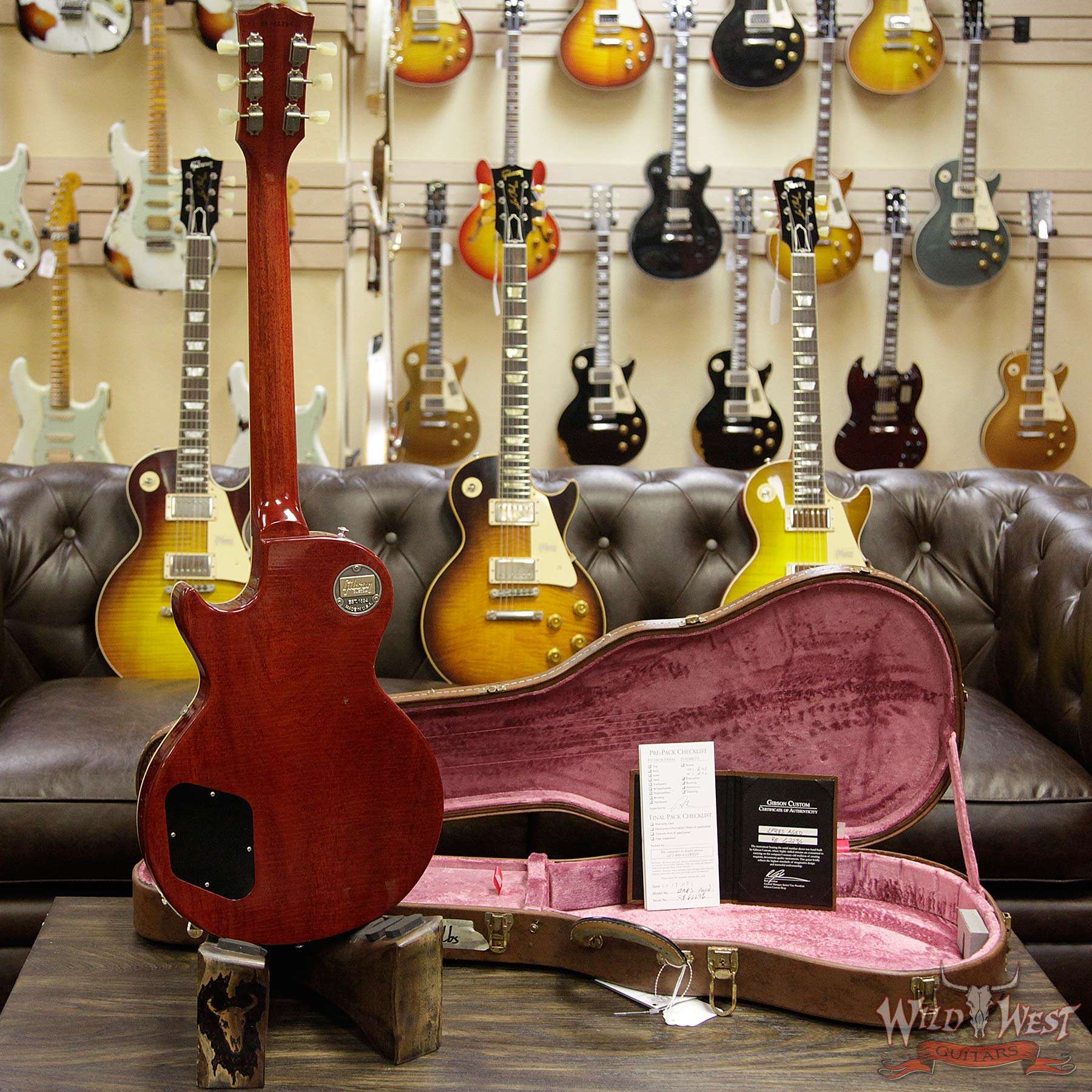gibsoncs-r8aged-icetea-62296-d3__wwg.jpg 2017 Gibson Custom Shop Standard Historic 1958 Reissue R8 Les Paul Aged Ice Tea 8.55 Pounds - Image 13