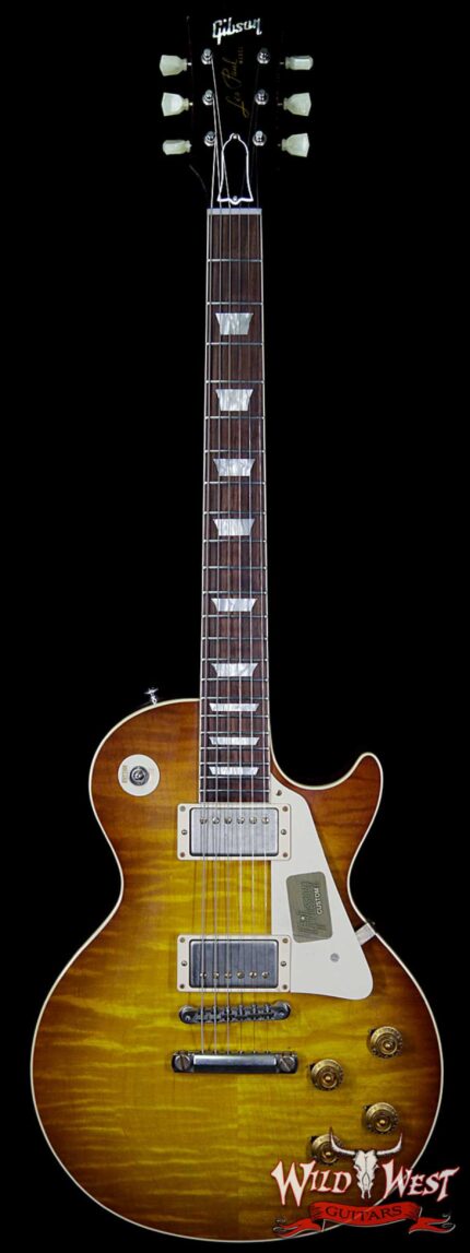 2017 Gibson Custom Shop Standard Historic 1958 Reissue R8 Les Paul Aged Ice Tea 8.55 Pounds
