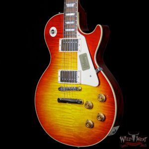 2016 Gibson Custom Shop Standard Historic Les Paul R8 1958 Gloss Flame Top Washed Cherry 8.85 Pounds - Image 2