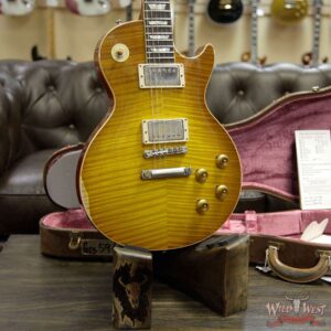 Gibson Custom Shop Historic 1959 Les Paul Aged Hand Selected Killer Top Brazilian Rosewood Board Dirty Lemon 8.40 LBS - Image 12