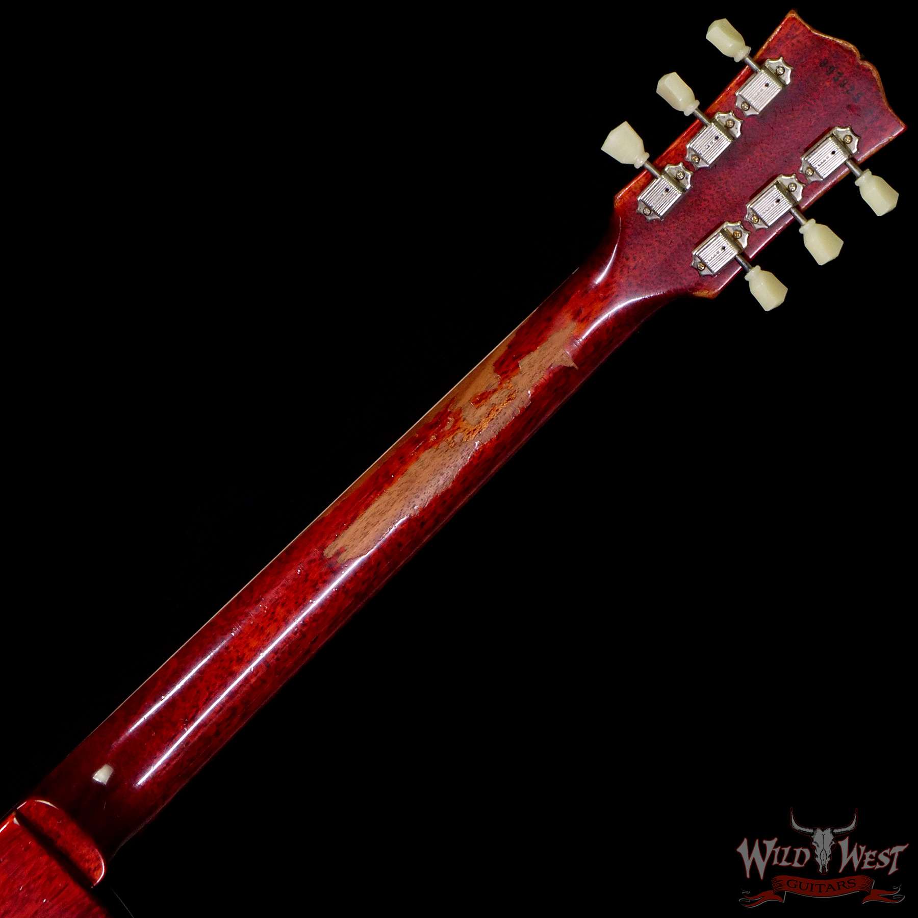 gibsoncs-r9ha-993925-nb__wwg.jpg Gibson Custom Shop M2M Hand Selected Kill Top 60th Anniversary 1959 Les Paul Standard Heavy Aged Dirty Lemon Fade 8.60 lbs - Image 5