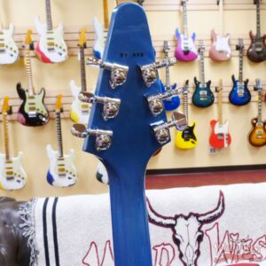 Gibson Custom Shop Richie Faulkner Flying V Custom Floyd Rose EMG Pickups Pelham Blue - Image 11