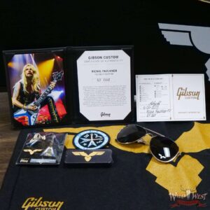 Gibson Custom Shop Richie Faulkner Flying V Custom Floyd Rose EMG Pickups Pelham Blue - Image 13