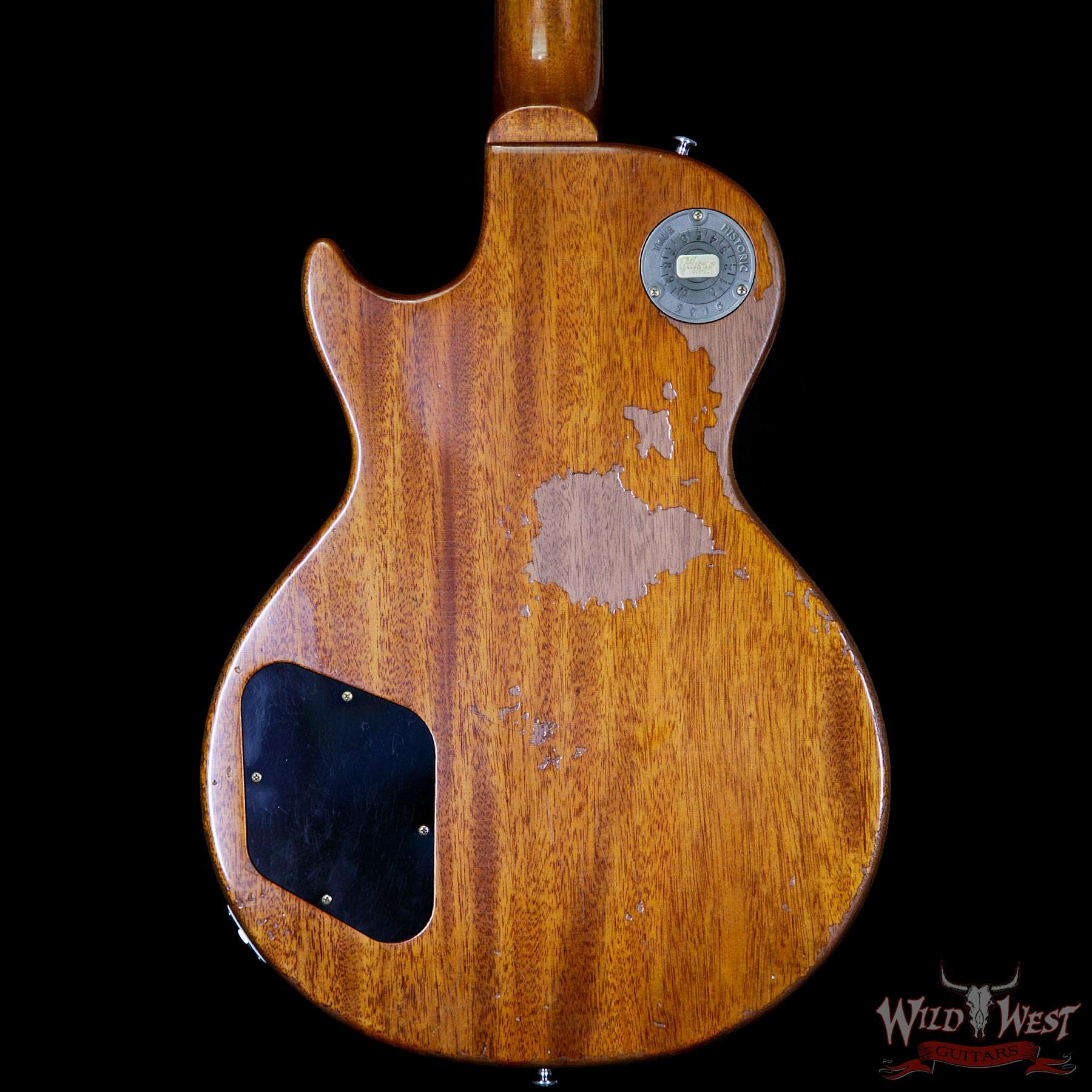 gibsoncs-ricknielson-040-bb__wwg.jpg Gibson Custom Shop True Historic Rick Nielsen’s 1959 Les Paul Replicated Aged Amber Burst - Image 7