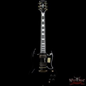 2018 Gibson Custom Shop SG Custom Ebony 6.6 Pounds Limited 1 of 300 7.7 Lbs - Image 5