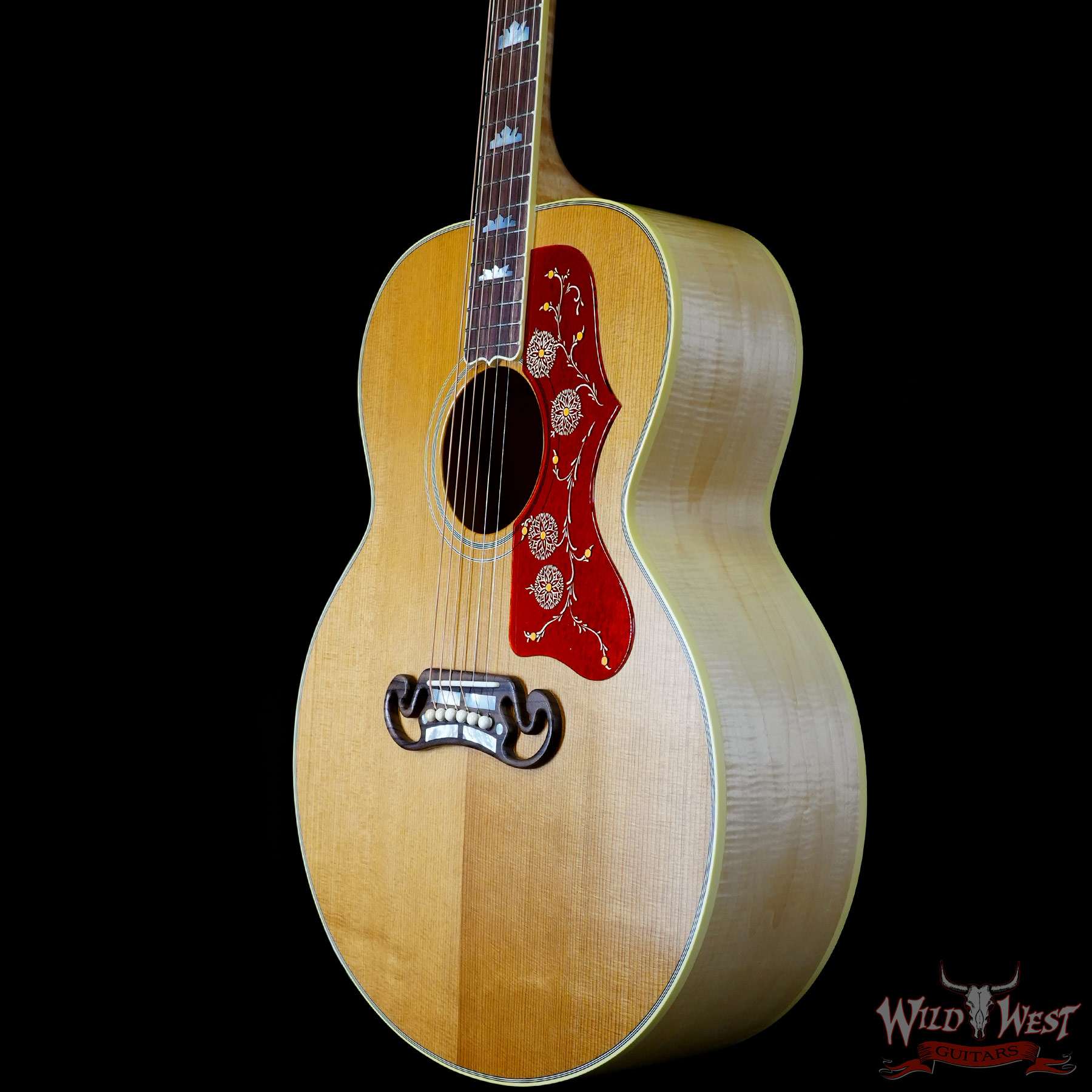 gibsoncs-sj200-20144034-br__wwg.jpg Gibson Acoustic Custom Shop 1957 SJ-200 VOS Antique Natural - Image 2