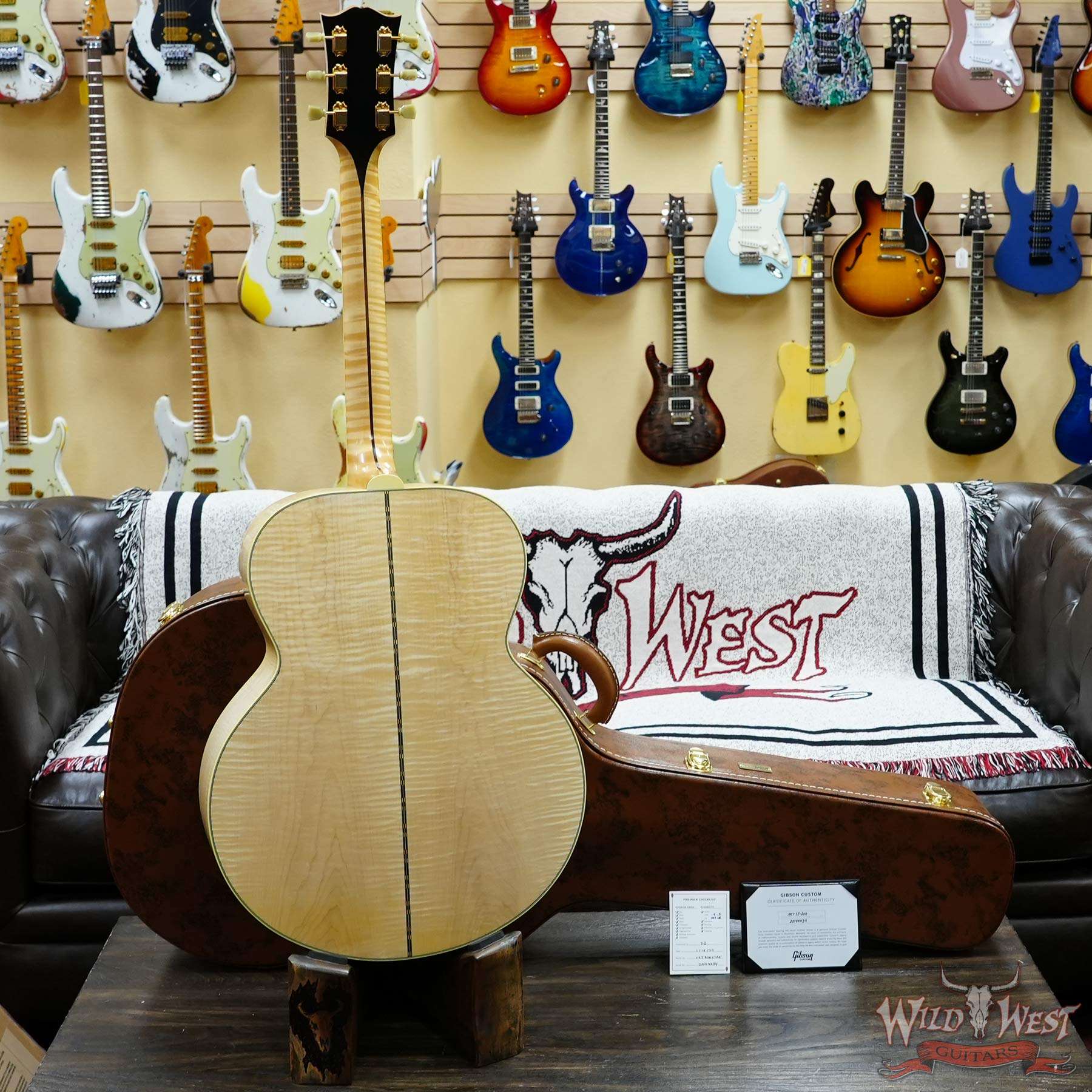 gibsoncs-sj200-20144034-d4__wwg.jpg Gibson Acoustic Custom Shop 1957 SJ-200 VOS Antique Natural - Image 9