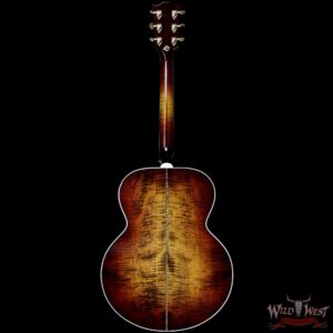 Gibson Custom Shop SJ-200 Flame Maple Side Back & Neck Rosewood Board Wildfire Burst - Image 5