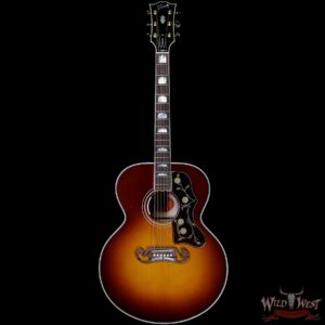 Gibson Custom Shop SJ-200 Flame Maple Side Back & Neck Rosewood Board Wildfire Burst - Image 4