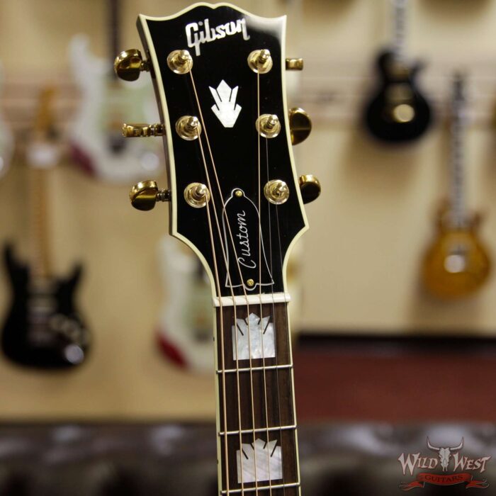 Gibson Custom Shop SJ-200 Flame Maple Side Back & Neck Rosewood Board Wildfire Burst - Image 7