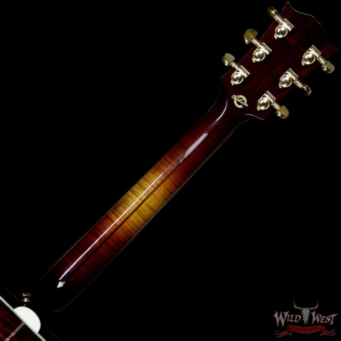 Gibson Custom Shop SJ-200 Flame Maple Side Back & Neck Rosewood Board Wildfire Burst - Image 10