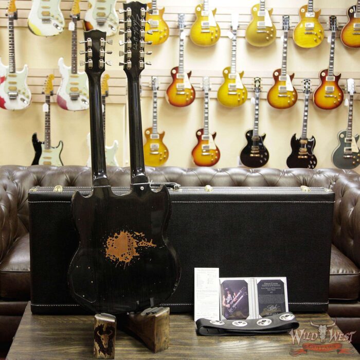 Gibson Custom Shop Slash 1966 EDS-1275 Doubleneck Signed Aged #77 of 125 - Image 10