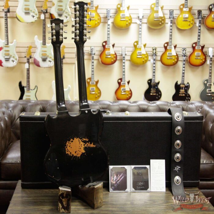 Gibson Custom Shop Slash 1966 EDS-1275 Doubleneck Signed Aged #90 of 125 - Image 10