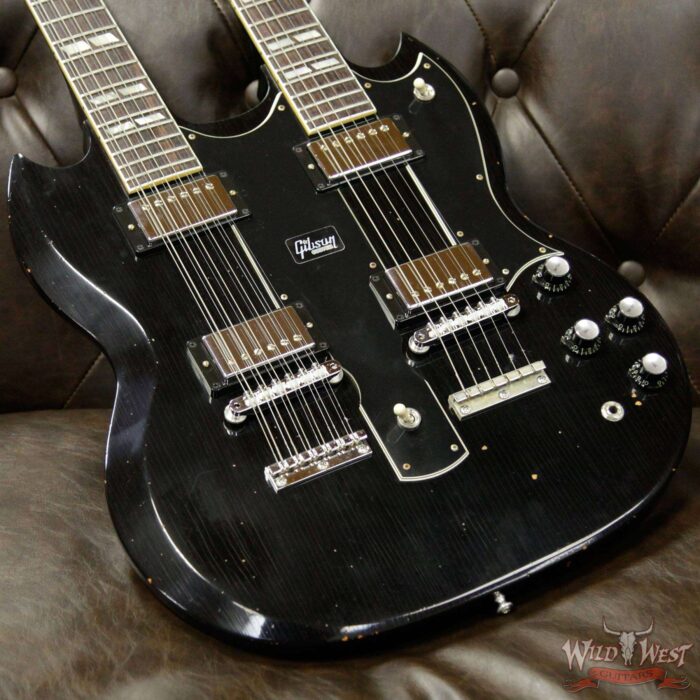 Gibson Custom Shop Slash 1966 EDS-1275 Doubleneck Signed Aged #90 of 125 - Image 8