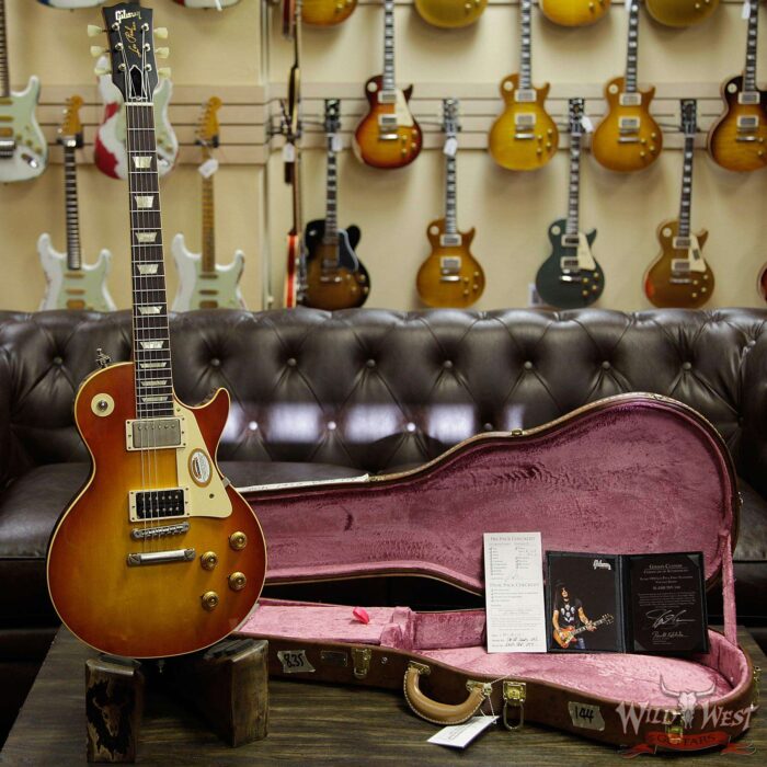 Gibson Custom Shop True Historic Slash 1958 Les Paul First Standard #8 3096 Replica #144 of 150 LTD VOS 8.4 Lbs - Image 12