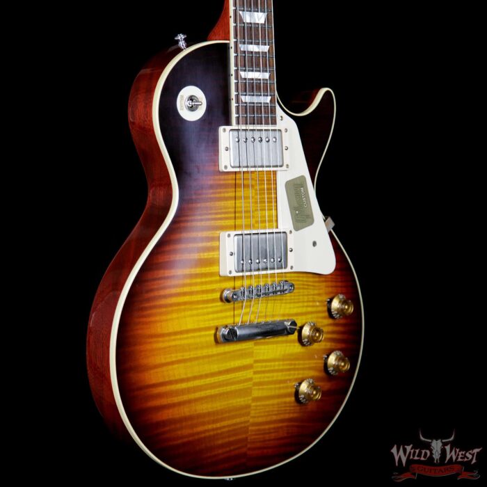 2016 Gibson Custom Shop Standard Historic Les Paul R9 VOS Faded Tobacco 1959 Reissue 8.8 Pounds - Image 4