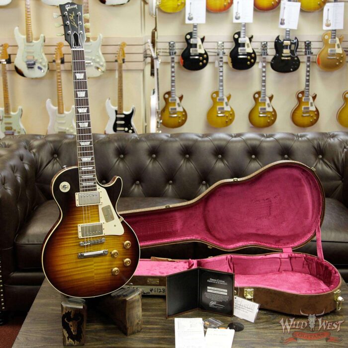 2016 Gibson Custom Shop Standard Historic Les Paul R9 VOS Faded Tobacco 1959 Reissue 8.8 Pounds - Image 13