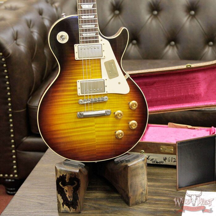 2016 Gibson Custom Shop Standard Historic Les Paul R9 VOS Faded Tobacco 1959 Reissue 8.8 Pounds - Image 14