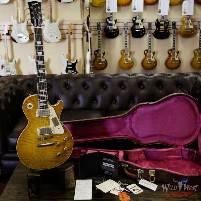 2016 Gibson Custom Shop Standard Historic Les Paul R9 VOS Lemon Burst 1959 Reissue 8.7 Pounds - Image 13