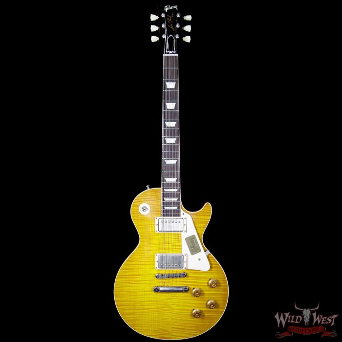2016 Gibson Custom Shop Standard Historic Les Paul R9 VOS Lemon Burst 1959 Reissue 8.7 Pounds - Image 5