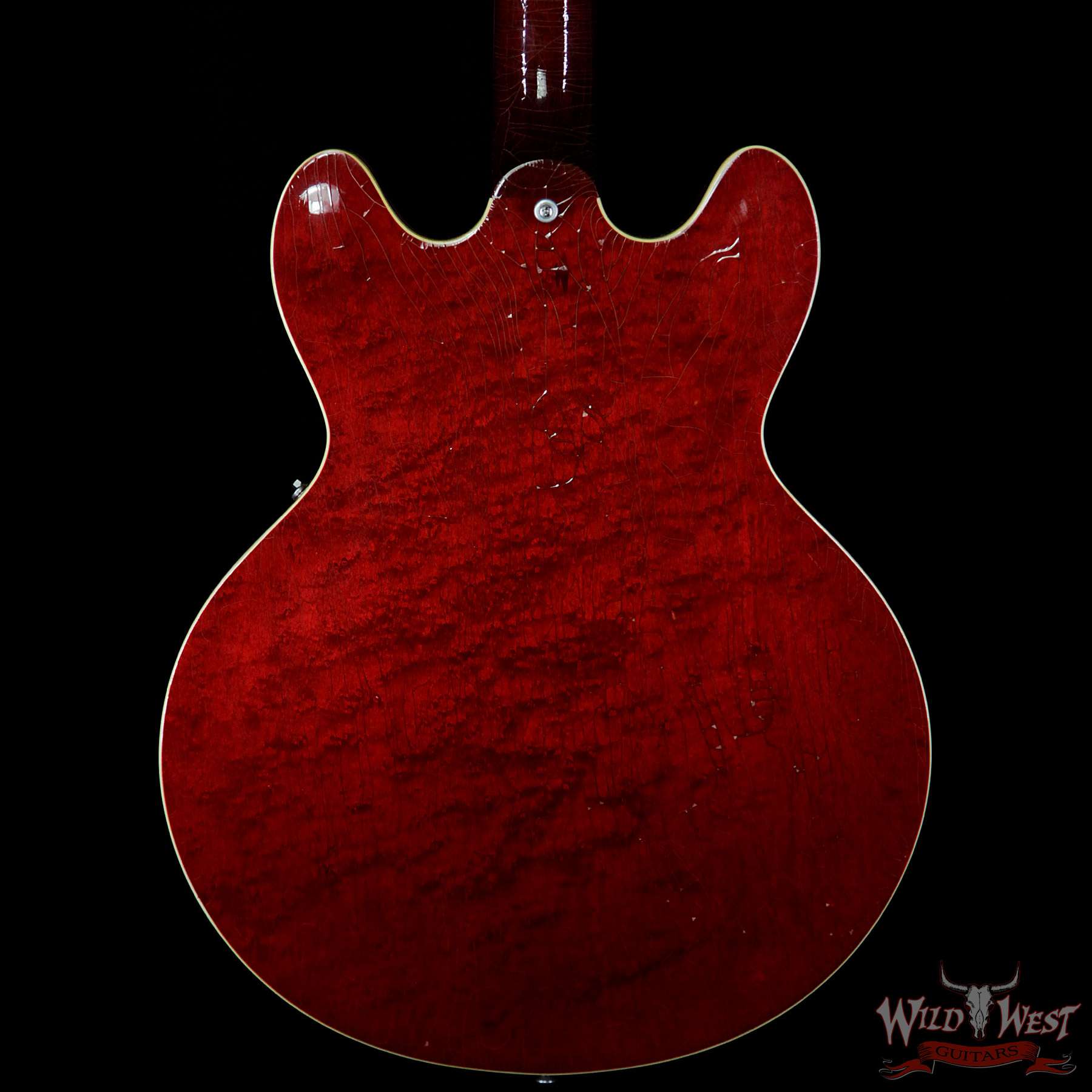 gibsonmemphis-1963es-335tdc-aged-cherry-870057-bb__wwg.jpg Gibson Memphis 1963 ES-335 TDC Traditional Aged Hand Select Top Baked Weight Relieved Central Block Sixties Cherry - Image 6