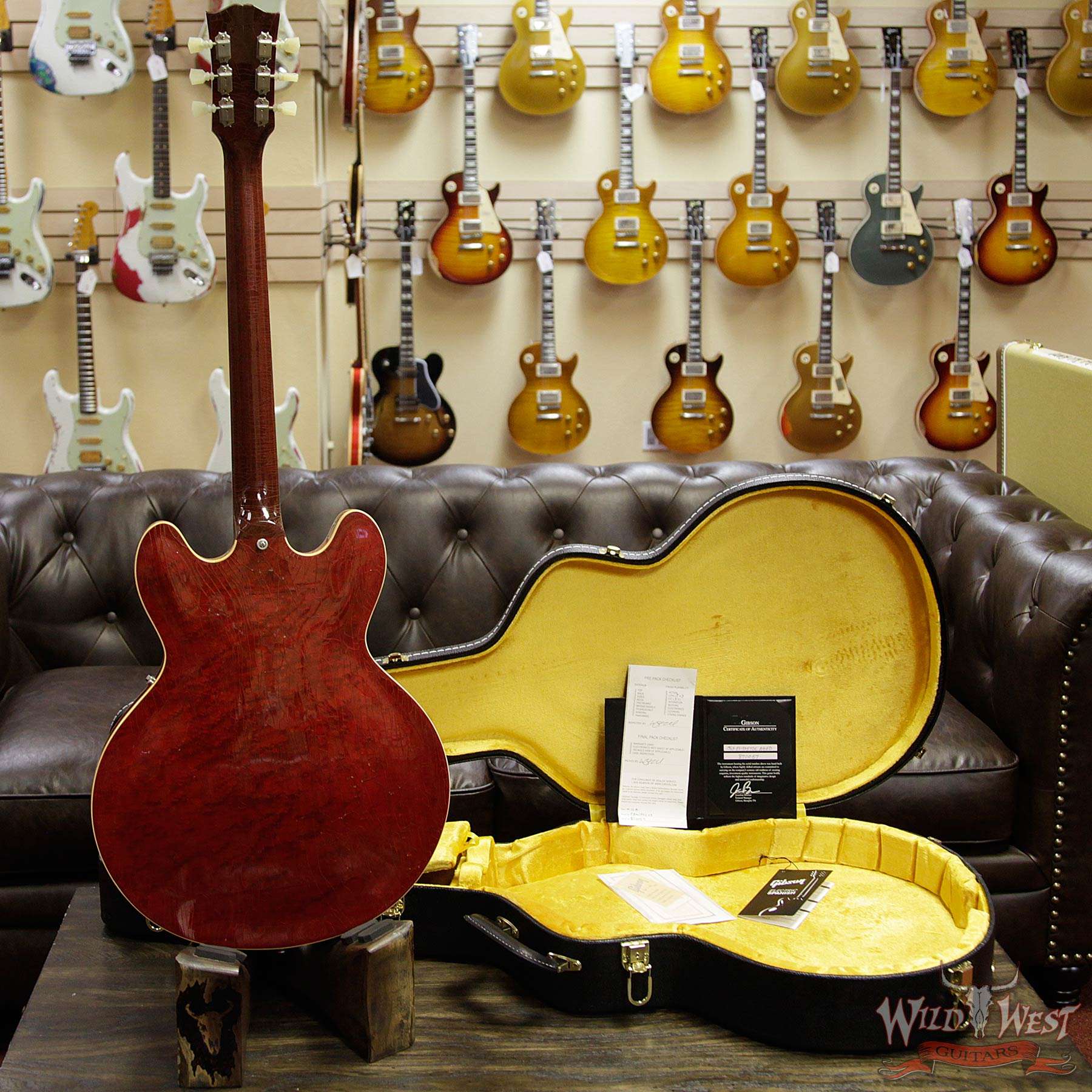 gibsonmemphis-1963es-335tdc-aged-cherry-870057-d3__wwg.jpg Gibson Memphis 1963 ES-335 TDC Traditional Aged Hand Select Top Baked Weight Relieved Central Block Sixties Cherry - Image 13