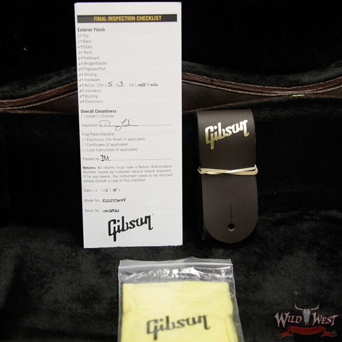 2018 Gibson Montana Limited Run Southern Jumbo (J-45) Rosewood Fretboard Vintage Sunburst - Image 13