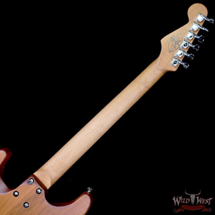 Charvel Custom Shop Guthrie Govan USA Signature HSH Flame Maple Top Caramelized Basswood Body Natural 7.65 LBS - Image 5