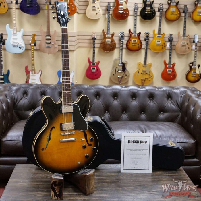1996 Gibson ES-335 1959 Flame Top Reissue Owned By Billie Joe Armstrong Of Green Day - Image 6