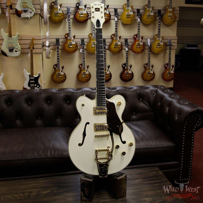 Gretsch Players Edition Broadkaster Center Block Double-Cut String-Thru Bigsby G6609TG-VWT - Image 12