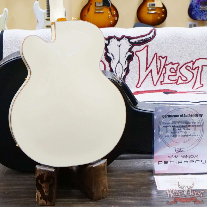 Gretsch G6136T-59 ‘59 Falcon Hollow Body with Bigsby Vintage White Owned by Misha Mansoor (Periphery) - Image 10