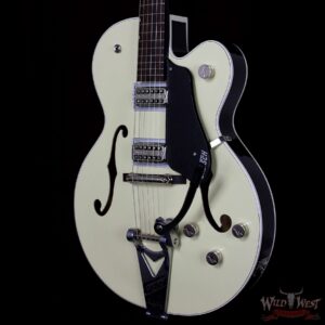 Gretsch Players Edition Anniversary Hollow Body G6118T with Bigsby Filter’Tron PUs Lotus Ivory - Image 2