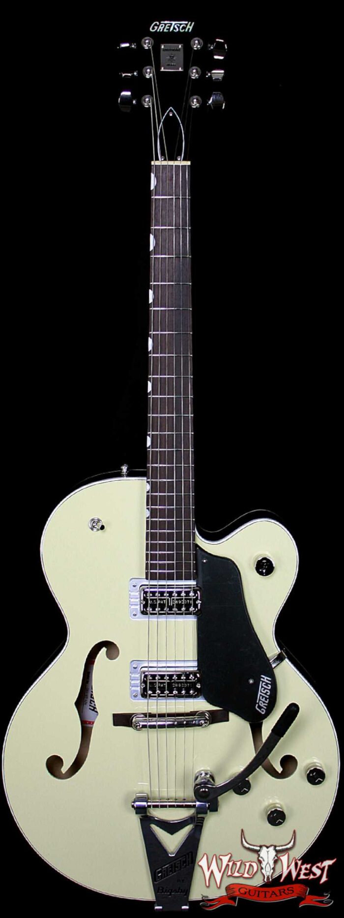 Gretsch Players Edition Anniversary Hollow Body G6118T with Bigsby Filter’Tron PUs Lotus Ivory - Image 1