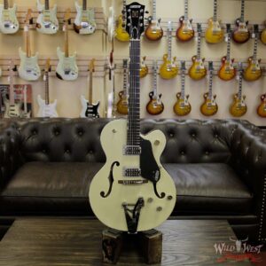 Gretsch Players Edition Anniversary Hollow Body G6118T with Bigsby Filter’Tron PUs Lotus Ivory - Image 12