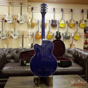Gretsch G6118T Players Edition w/ Bigsby Filter Tron Pickups 2 Tone Iridium Silver/Azure Metallic - Image 11