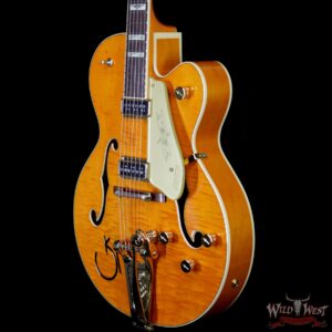 Gretsch G6120T-55 Vintage Select Edition ‘55 Chet Atkins Hollow Body with Bigsby Vintage Orange Stain Lacquer TV Jones® T-Armond - Image 3